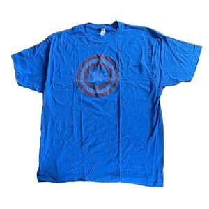 Marvel Captain America Mens T-Shirt Faded Shield XXL Short Sleeve